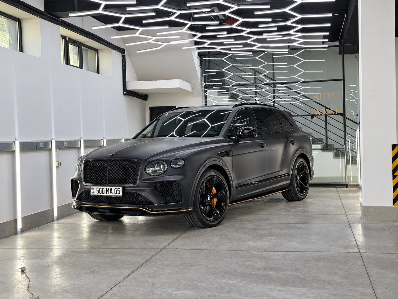 Bentley Bentayga после оклейки PPF-плёнкой
